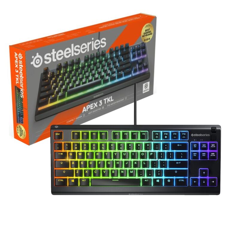 Teclado Membrana RGB Apex 3 TKL SteelSeries GameStation