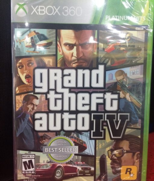 360 Grand Theft Auto IV game