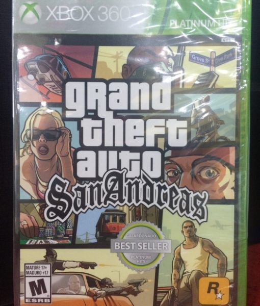 360 Grand Theft Auto San Andreas game