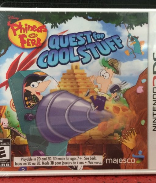 3DS Phineas and Ferb Quest for Cool Stuff game