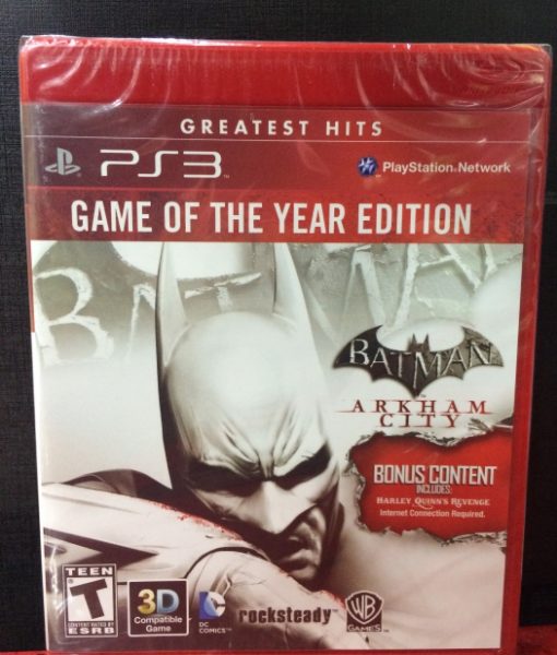 PS3 Batman Arkham City Game of the Year