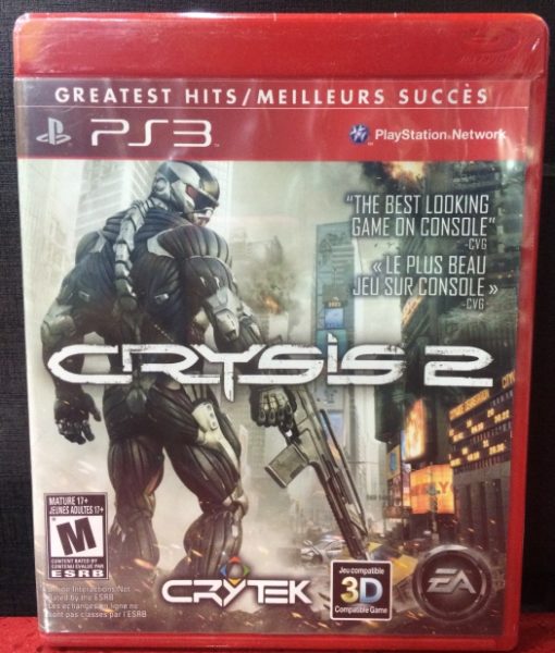 PS3 Crysis 2 game
