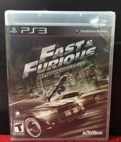 PS3 Fast and Furious Showdown game
