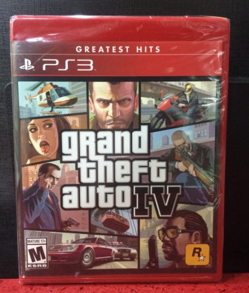 PS3 Grand Theft Auto IV game