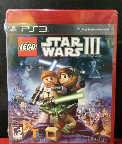PS3 Lego Star Wars III Clone Wars game