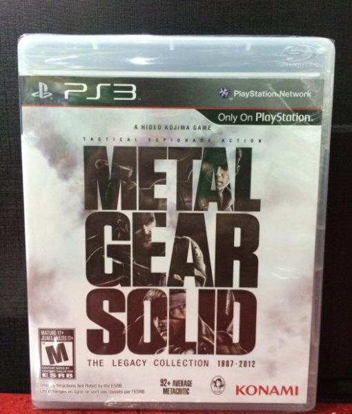 PS3 Metal Gear Solid Legacy Collection game