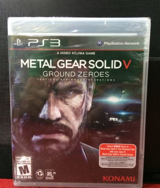 PS3 Metal Gear Solid V Ground Zeroes game