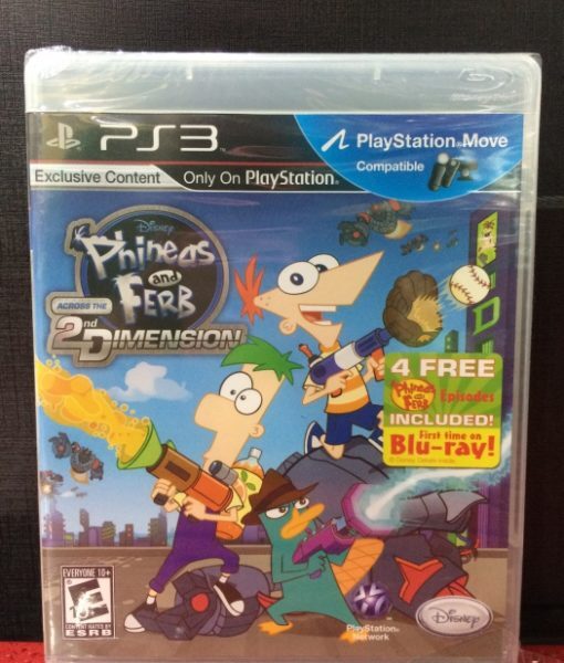 PS3 Phineas Ferb 2 Dimension game