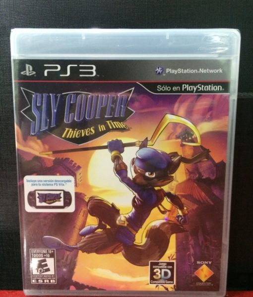 PS3 Sly Cooper Thieves in Time game