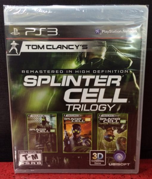 PS3 Splinter Cell Trilogy game