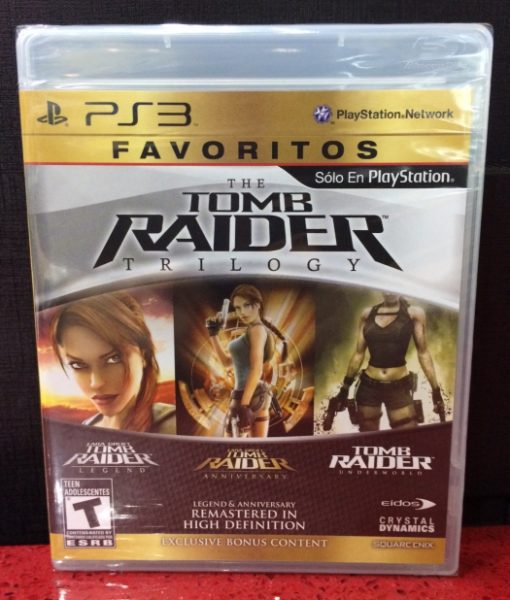 PS3 Tomb Raider Trilogy game