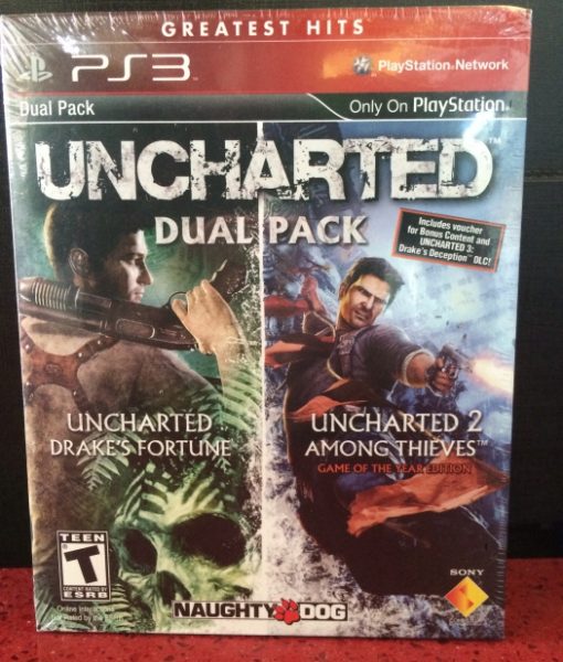 PS3 Uncharted Dual Pack game