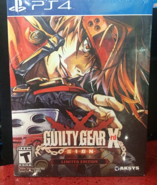 PS4 Guilty Gear Xrd SIGN Limited Edition game