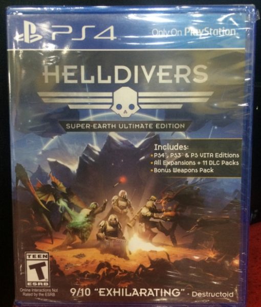 PS4 HellDivers game