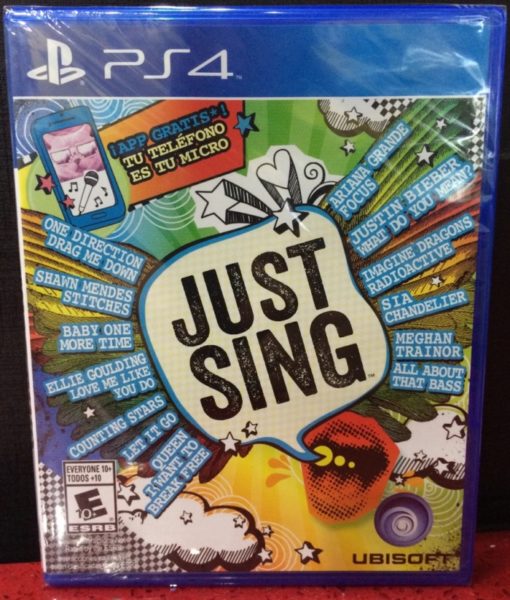 PS4 Just Sing game