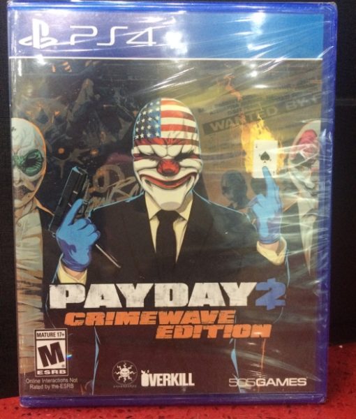 PS4 PAYDAY 2 Crimewave Edition game