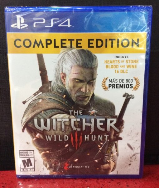 PS4 The Witcher III Complete game