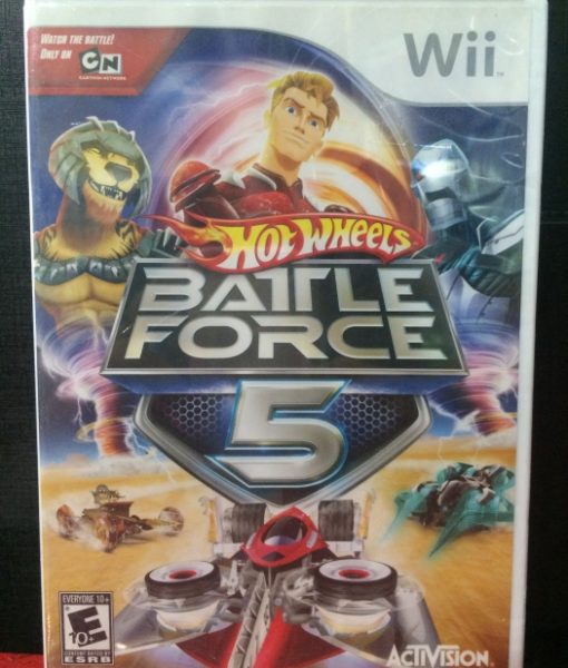 Wii Hot Wheels Battle Force 5 game