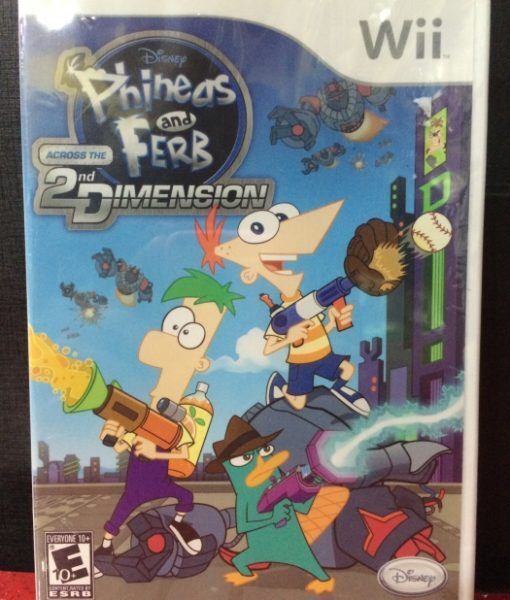 Wii Phineas Ferb 2 Dimension game