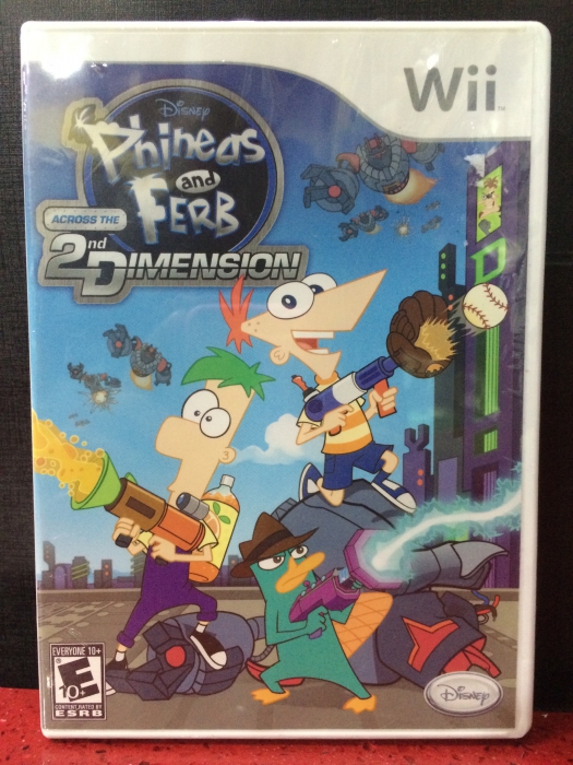 Wii Phineas Ferb 2 Dimension Ga