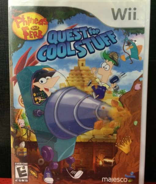 Wii Phineas and Ferb Quest for Cool Stuff game