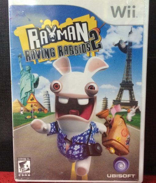 Wii Rayman Raving Rabbids 2 game
