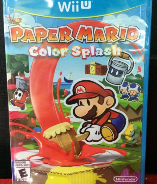 Wii U Paper Mario Color Splash game