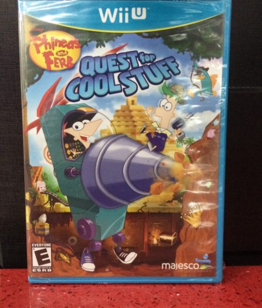 Wii U Phineas and Ferb Quest for Cool Stuff game