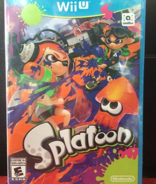 Wii U Splatoon game