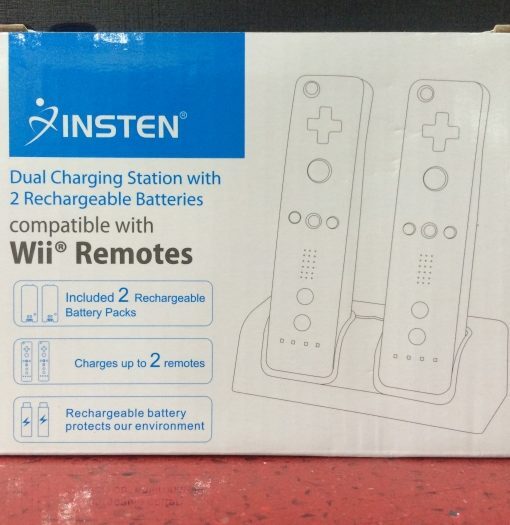 Wii U Charging Station Negro INSTEN GameStation