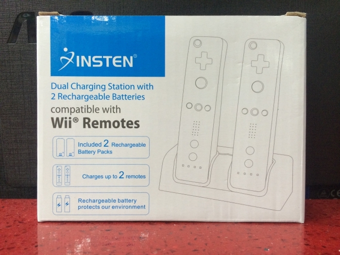Wii U Charging Station Negro INSTEN GameStation