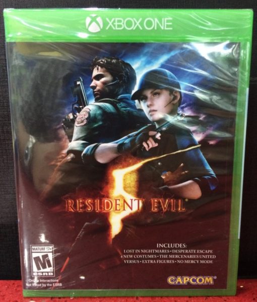 Xone Resident Evil 5 game