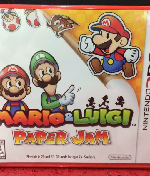 3DS Mario and Luigi Paper Jam game