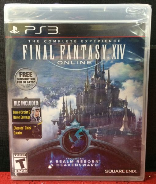 PS3 Final Fantasy XIV Online Complete game