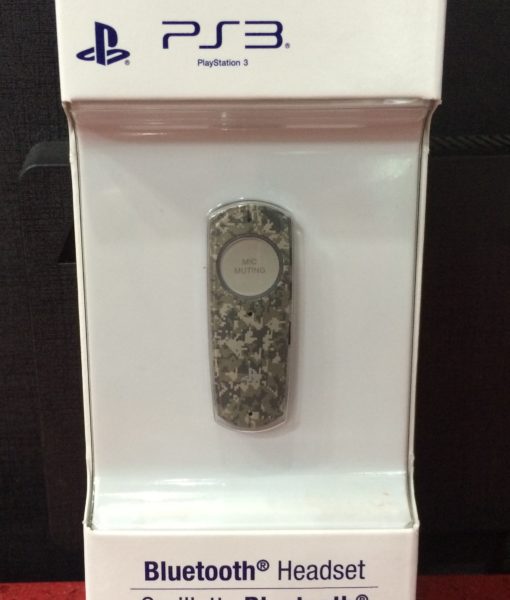 PS3 item Bluetooth Hedaset CAMOUF Sony REFURBISHED
