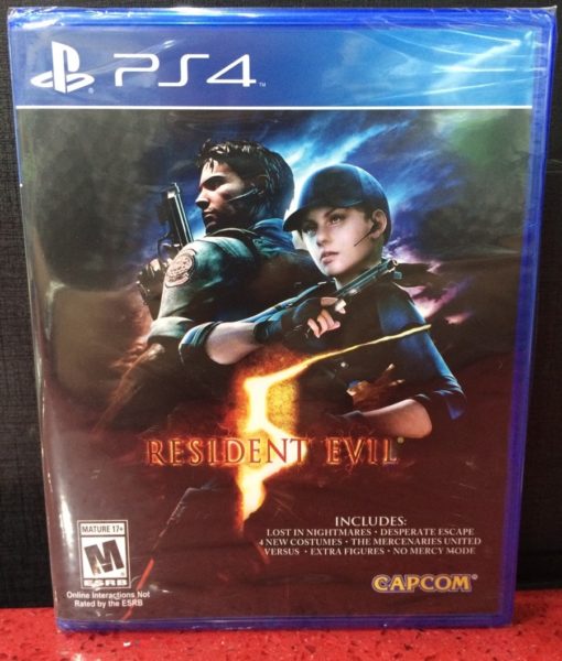 PS4 Resident Evil 5 HD game