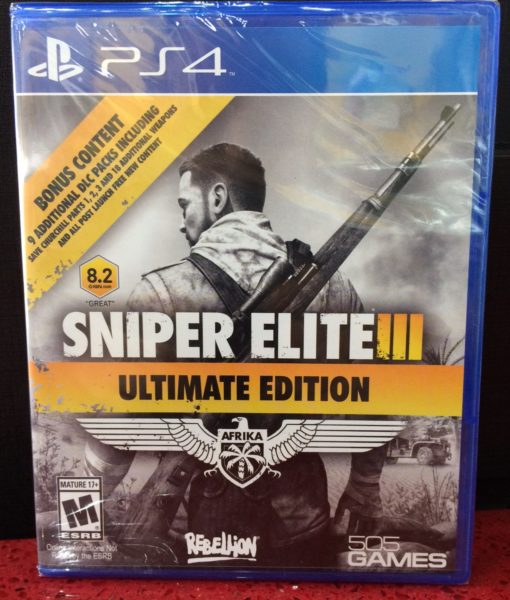 PS4 Sniper Elite III Ultimate Edition game