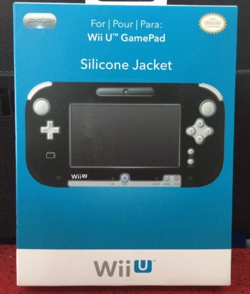 Wii U item Silicone Jacket for Gamepad Negro Pdp