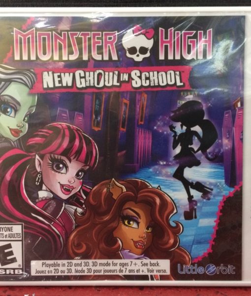 3DS Monster High New Ghoul in School game