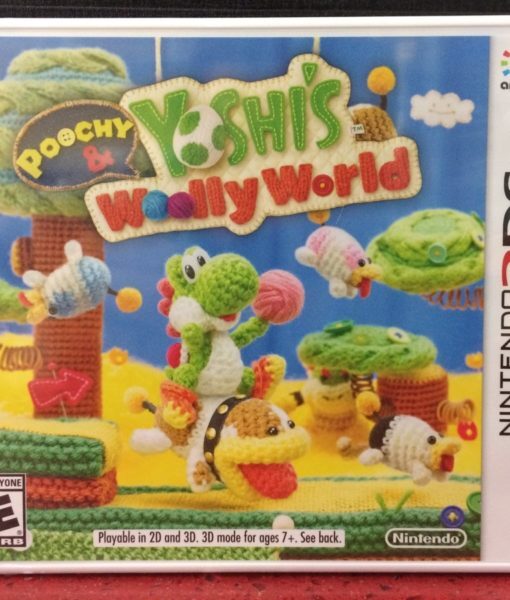 3DS Poochy and Yoshis Woolly World game