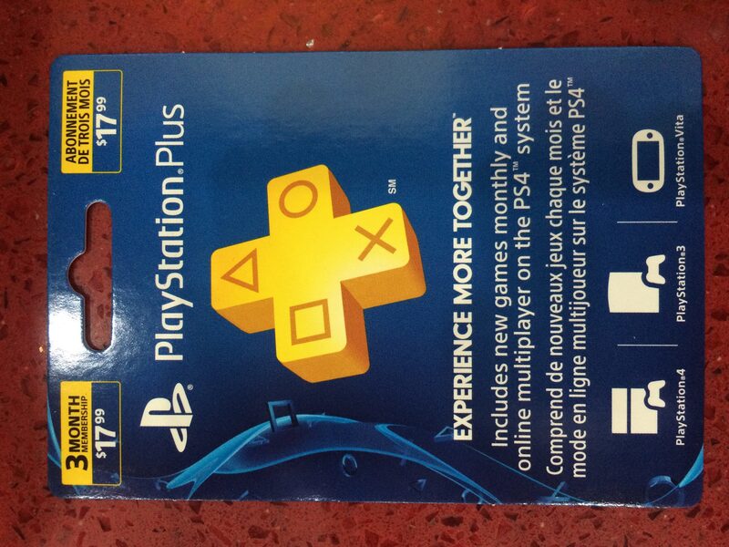 PSN PlayStation Plus 3 Month Membership GameStation