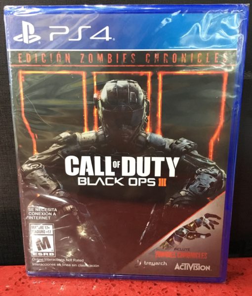 PS4 Call Of Duty Black Ops III Zombies game