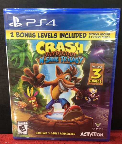 PS4 Crash Bandicoot Insane Trilogy game