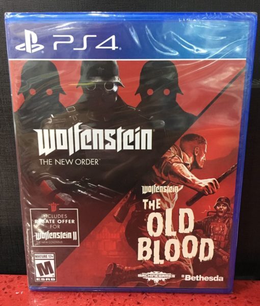 PS4 Wolfenstein New Order Old Blood 2 Pack game