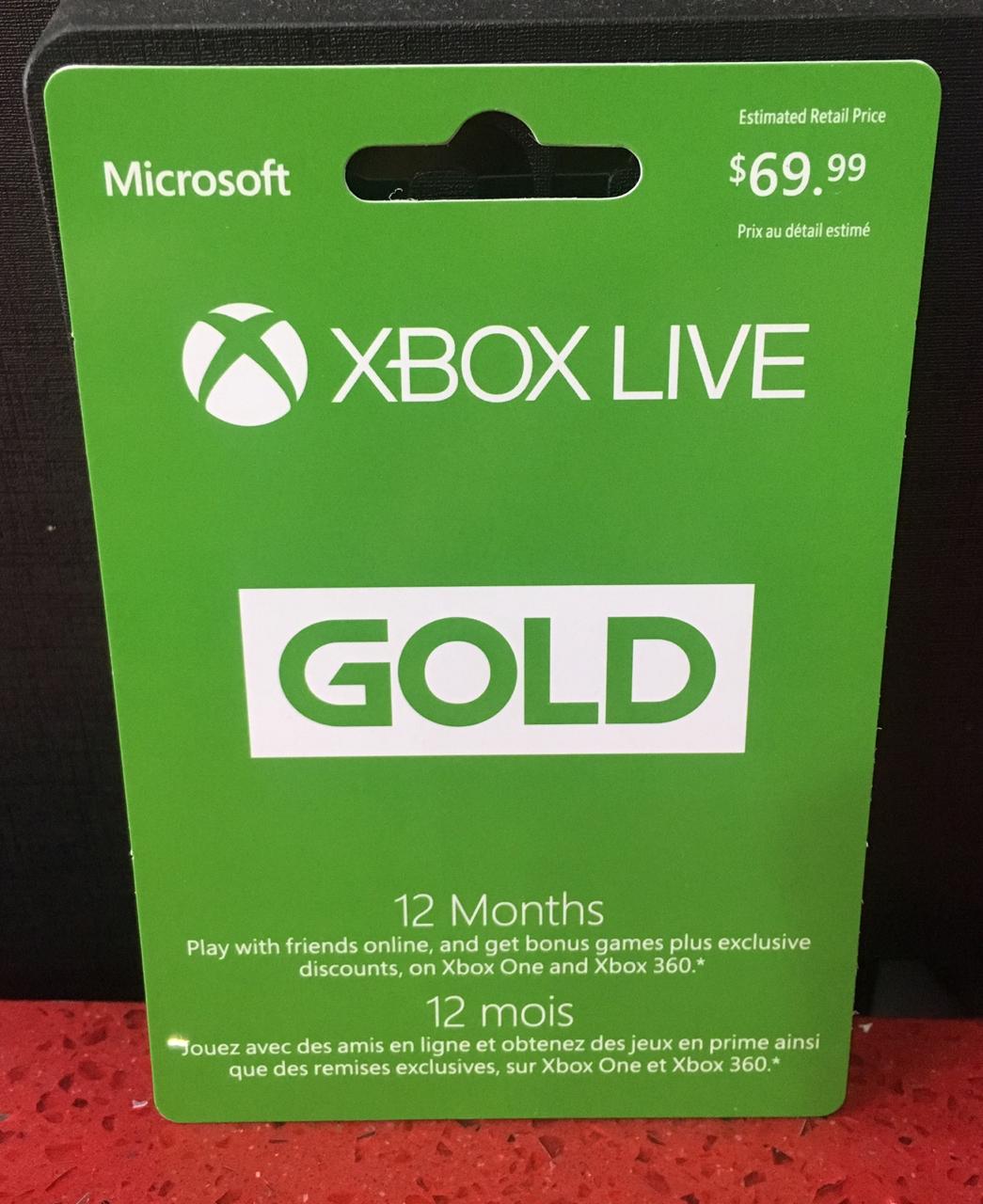 Soberano Inesperado donante Codigo Xbox Live Gold Membresia 12 Meses – GameStation