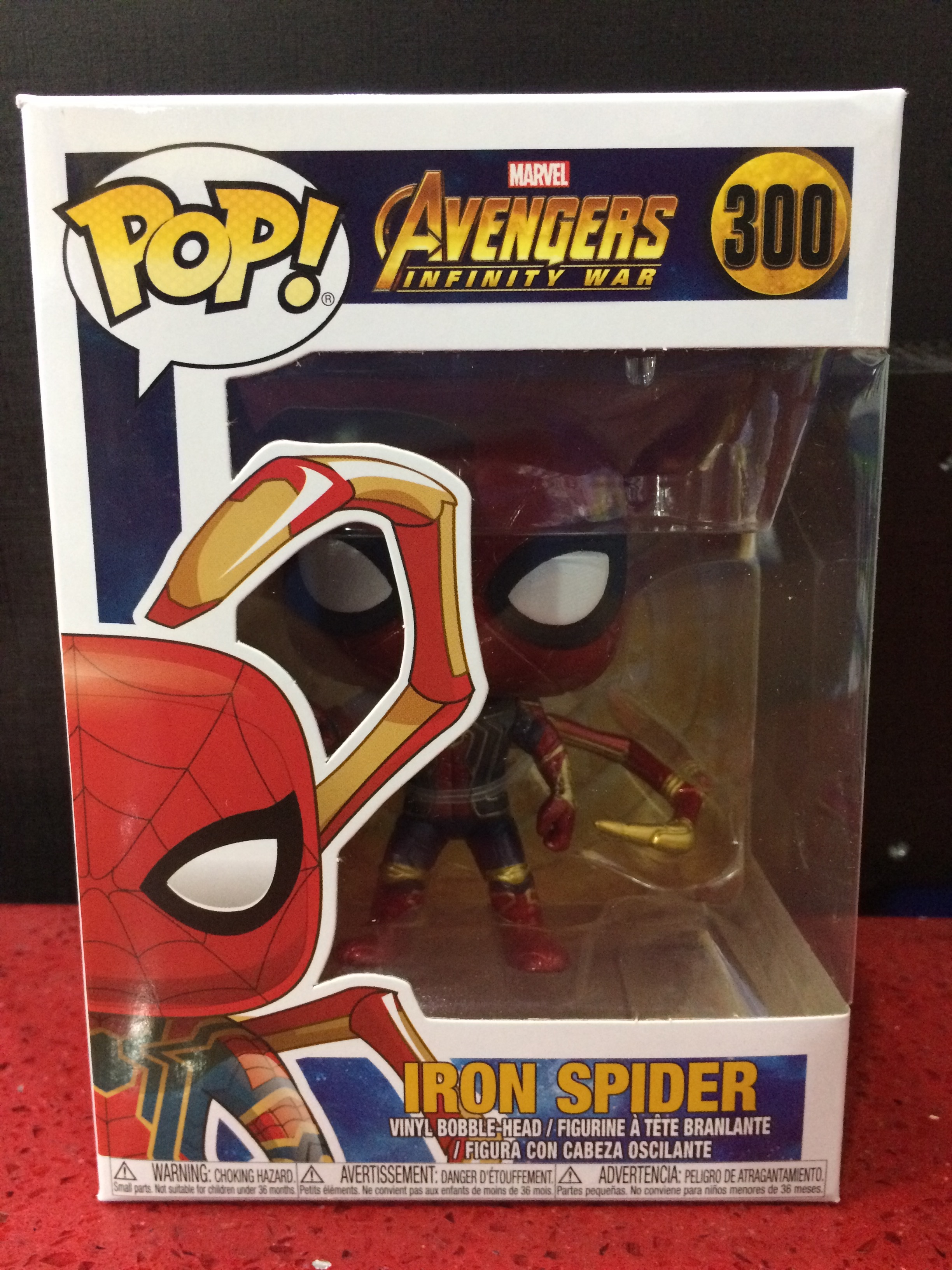 funko pop 300 iron spider