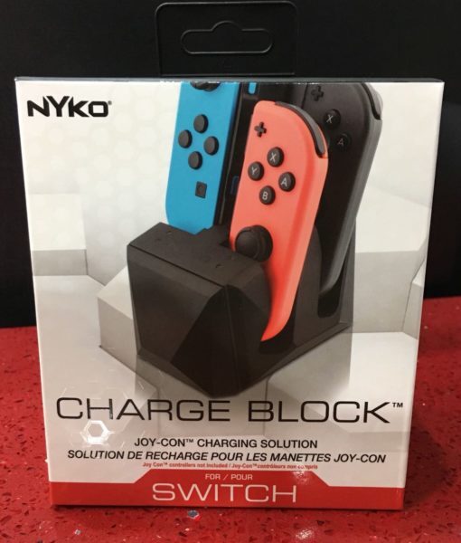 NSW item Cargador Charge Block 4 JoyCon NYKO