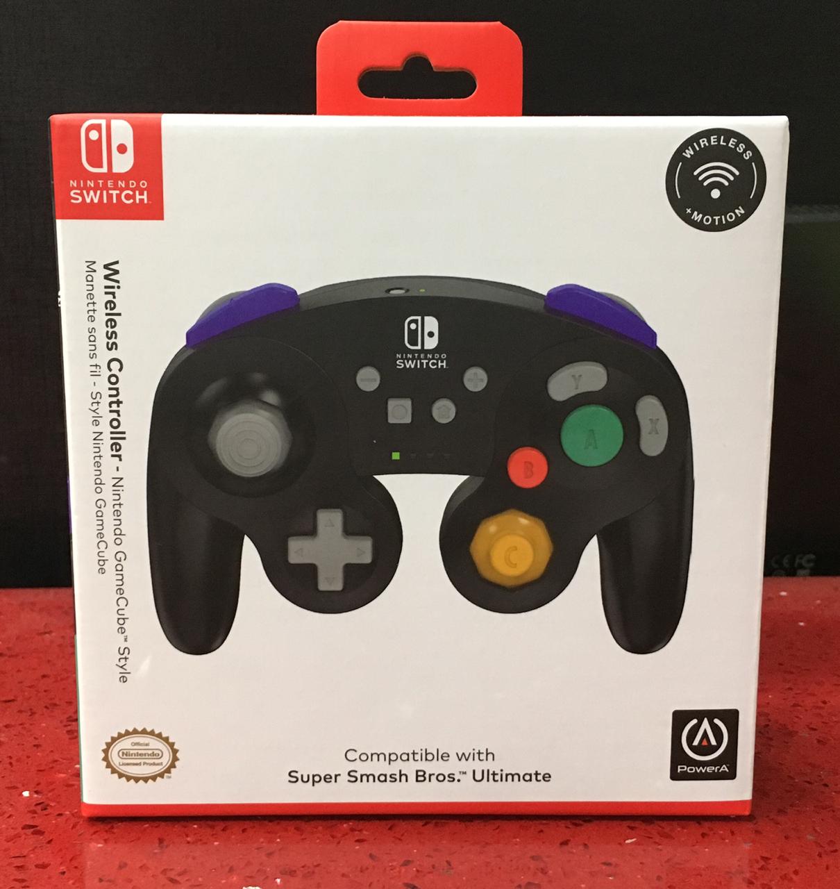 PowerA Mando Inalámbrico GameCube Nintendo Switch Negro