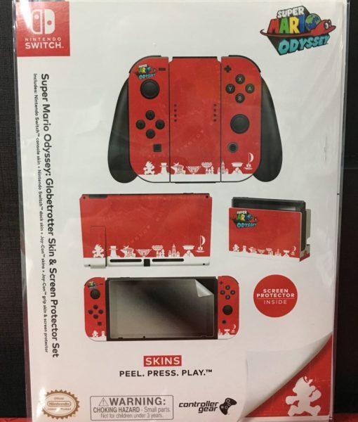 NSW item Skins Mario Globtroter Rojo 5 piezas CGEAR NSW item Skins Mario Globtroter Rojo 5 piezas CGEAR