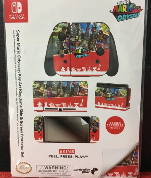 NSW item Skins Mario KeyArt Kingdom 5 piezas CGEAR